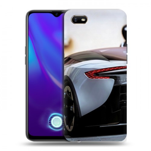 Дизайнерский силиконовый с усиленными углами чехол для OPPO A1k Aston Martin