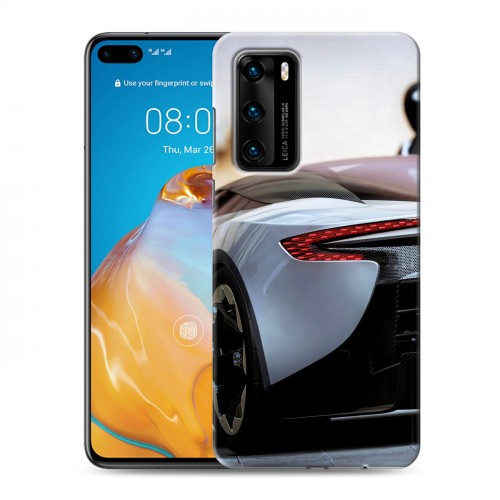 Дизайнерский пластиковый чехол для Huawei P40 Aston Martin