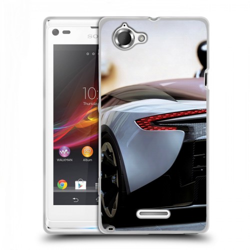 Дизайнерский пластиковый чехол для Sony Xperia L Aston Martin