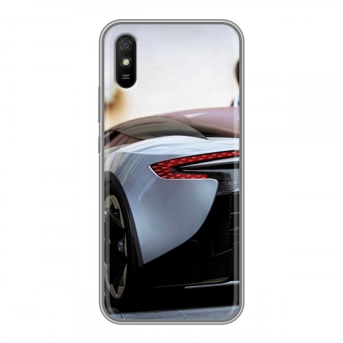 Дизайнерский силиконовый с усиленными углами чехол для Xiaomi RedMi 9A Aston Martin