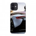 Дизайнерский силиконовый с усиленными углами чехол для Iphone 12 Mini Aston Martin