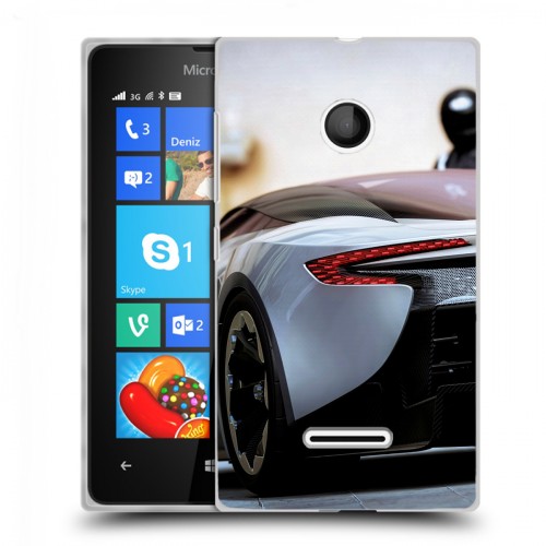 Дизайнерский пластиковый чехол для Microsoft Lumia 435 Aston Martin