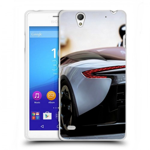 Дизайнерский пластиковый чехол для Sony Xperia C4 Aston Martin