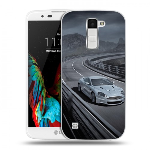 Дизайнерский пластиковый чехол для LG K10 Aston Martin