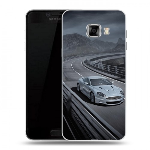 Дизайнерский пластиковый чехол для Samsung Galaxy C5 Aston Martin