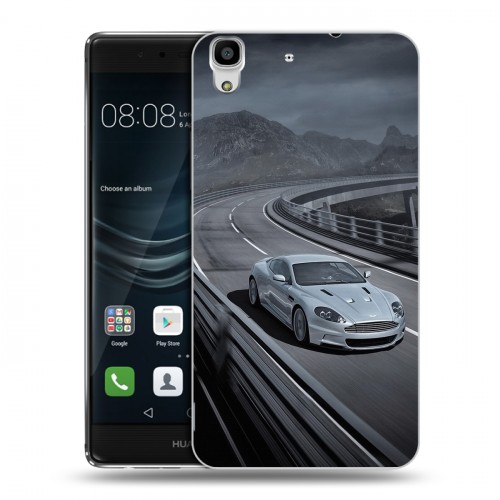 Дизайнерский пластиковый чехол для Huawei Y6II Aston Martin