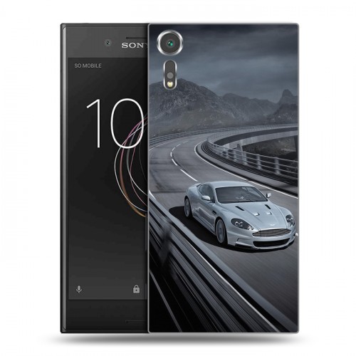 Дизайнерский пластиковый чехол для Sony Xperia XZs Aston Martin