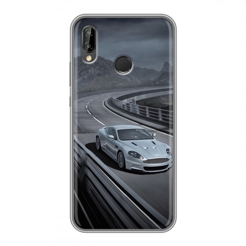 Дизайнерский силиконовый чехол для Huawei P20 Lite Aston Martin