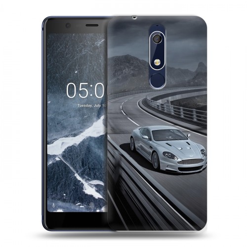 Дизайнерский пластиковый чехол для Nokia 5.1 Aston Martin