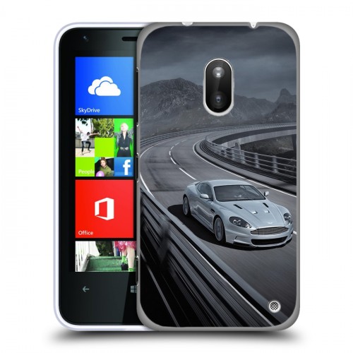 Дизайнерский пластиковый чехол для Nokia Lumia 620 Aston Martin