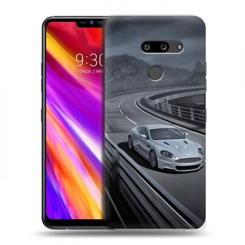 Дизайнерский пластиковый чехол для LG G8 ThinQ Aston Martin