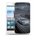 Дизайнерский пластиковый чехол для Huawei Ascend D2 Aston Martin