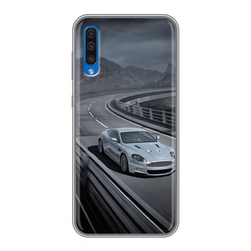 Дизайнерский силиконовый чехол для Samsung Galaxy A50 Aston Martin