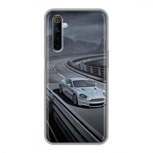 Дизайнерский силиконовый с усиленными углами чехол для Realme 6 Aston Martin
