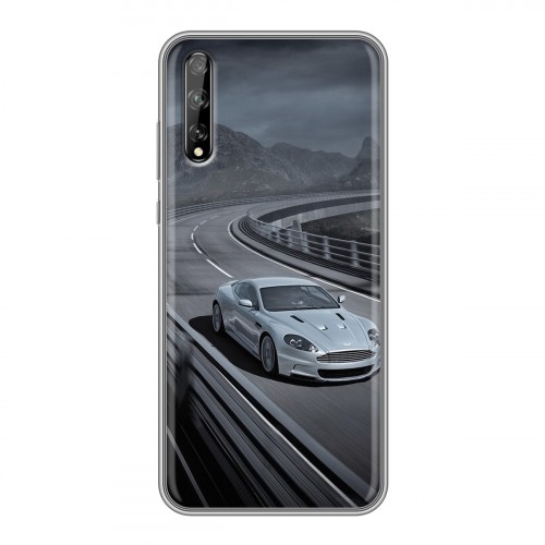 Дизайнерский силиконовый чехол для Huawei Y8p Aston Martin