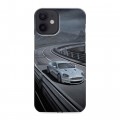 Дизайнерский силиконовый с усиленными углами чехол для Iphone 12 Mini Aston Martin