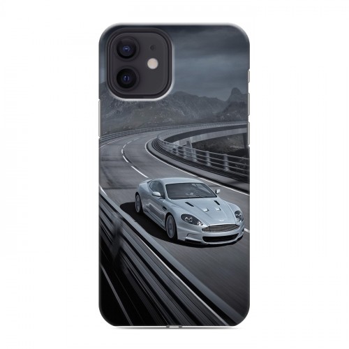 Дизайнерский силиконовый чехол для Iphone 12 Aston Martin