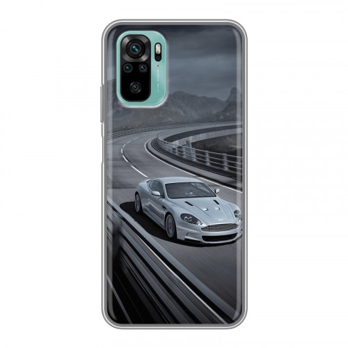 Дизайнерский силиконовый чехол для Xiaomi RedMi Note 10 Aston Martin
