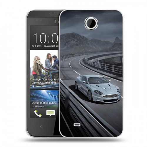 Дизайнерский пластиковый чехол для HTC Desire 300 Aston Martin