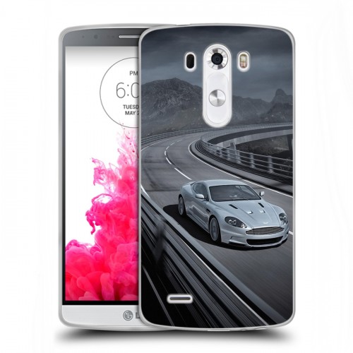 Дизайнерский пластиковый чехол для LG G3 (Dual-LTE) Aston Martin