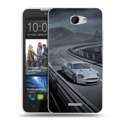 Дизайнерский пластиковый чехол для HTC Desire 516 Aston Martin