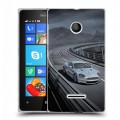 Дизайнерский пластиковый чехол для Microsoft Lumia 435 Aston Martin