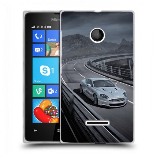 Дизайнерский пластиковый чехол для Microsoft Lumia 435 Aston Martin