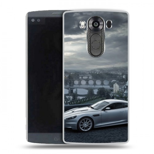 Дизайнерский пластиковый чехол для LG V10 Aston Martin