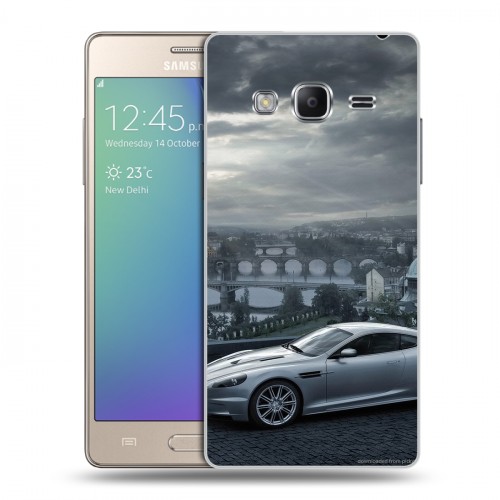 Дизайнерский пластиковый чехол для Samsung Z3 Aston Martin