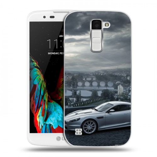 Дизайнерский пластиковый чехол для LG K10 Aston Martin