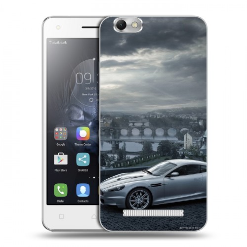 Дизайнерский силиконовый чехол для Lenovo Vibe C Aston Martin