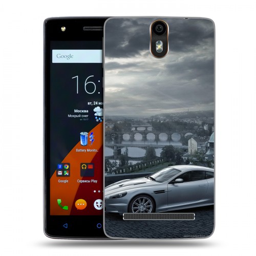 Дизайнерский силиконовый чехол для Wileyfox Storm Aston Martin