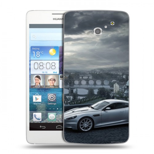 Дизайнерский пластиковый чехол для Huawei Ascend D2 Aston Martin