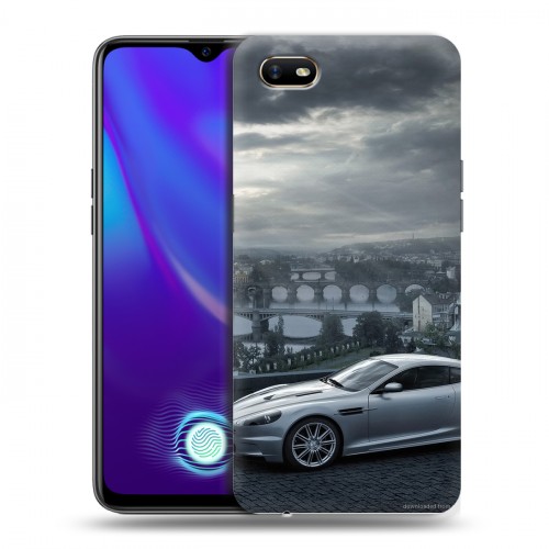 Дизайнерский силиконовый с усиленными углами чехол для OPPO A1k Aston Martin