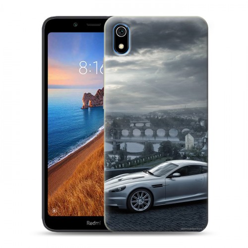 Дизайнерский силиконовый чехол для Xiaomi RedMi 7A Aston Martin