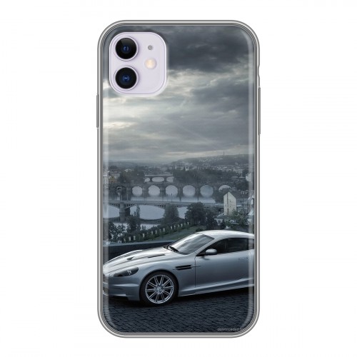 Дизайнерский силиконовый чехол для Iphone 11 Aston Martin