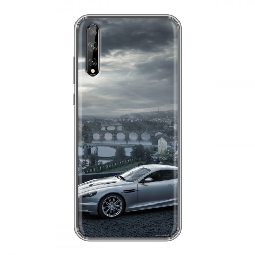 Дизайнерский силиконовый чехол для Huawei Y8p Aston Martin