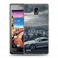 Дизайнерский пластиковый чехол для Huawei Ascend P1 Aston Martin