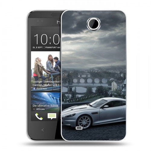 Дизайнерский пластиковый чехол для HTC Desire 300 Aston Martin