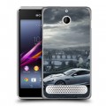 Дизайнерский силиконовый чехол для Sony Xperia E1 Aston Martin