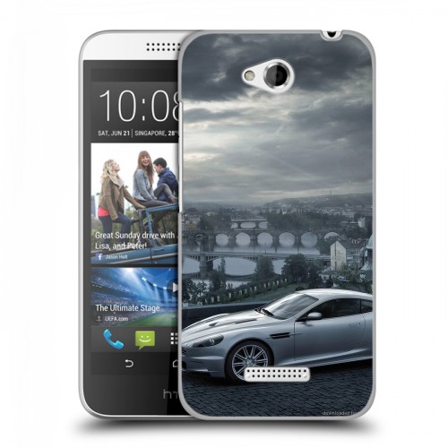 Дизайнерский пластиковый чехол для HTC Desire 616 Aston Martin