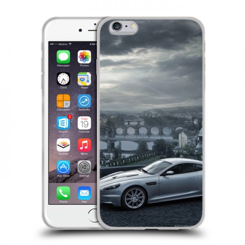 Дизайнерский силиконовый чехол для Iphone 6 Plus/6s Plus Aston Martin