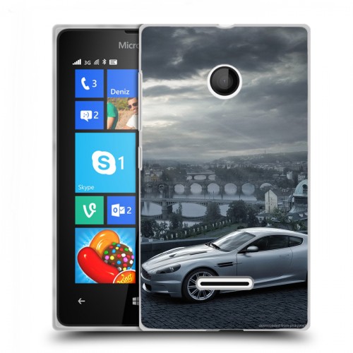 Дизайнерский пластиковый чехол для Microsoft Lumia 435 Aston Martin