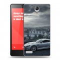 Дизайнерский силиконовый чехол для Xiaomi RedMi Note Aston Martin