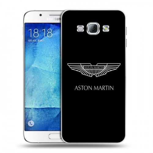 Дизайнерский пластиковый чехол для Samsung Galaxy A8 Aston Martin