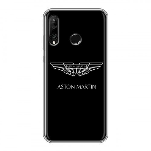 Дизайнерский силиконовый чехол для Huawei P30 Lite Aston Martin