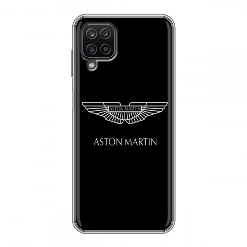 Дизайнерский пластиковый чехол для Samsung Galaxy A12 Aston Martin