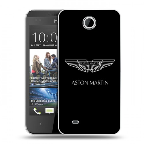 Дизайнерский пластиковый чехол для HTC Desire 300 Aston Martin