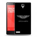 Дизайнерский силиконовый чехол для Xiaomi RedMi Note Aston Martin