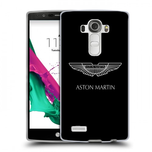 Дизайнерский пластиковый чехол для LG G4 Aston Martin